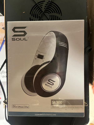 Soul SL300 Headband Headphones - Black/White for sale online | eBay