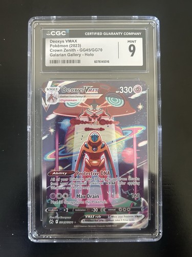 Deoxys VMAX graded CGC 9 for sale on eBay