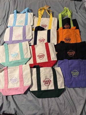 Trader Joe s Mini Tote Full Set Of 12 - New With Tags