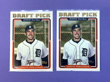 2005 Topps Lot of 2 Justin Verlander #677 Draft Pick Detroit Tigers Rookie Cards