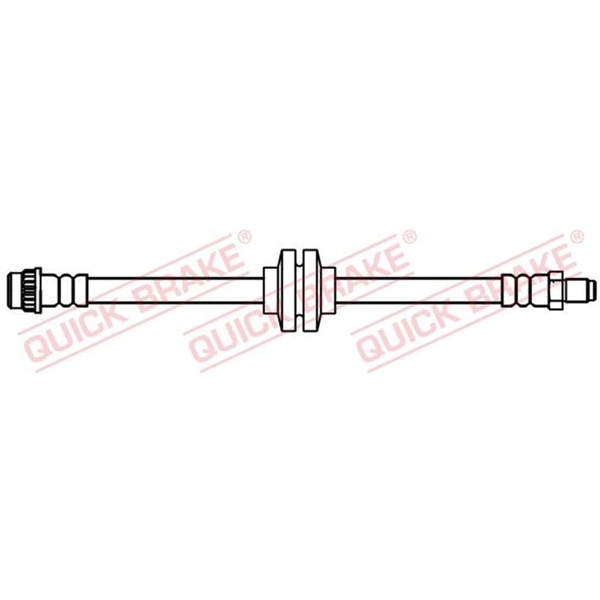 Quick Brake Bremsschlauch Vorne Links Passend FüR Dacia Dokker Duster Lodgy |-image