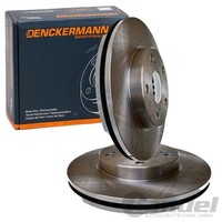 2X Denckermann Bremsscheiben 273Mm BelÜFtet Vorne Passend FüR Toyota Auris Corol