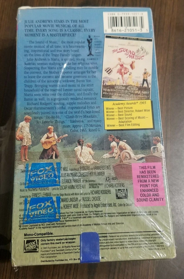 The Sound of Music Special Edition: The Rodgers and Hammerstein Collection VHS - Image 4 of 4