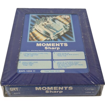 Sealed The Moments Sharp FUNK SOUL 1978 8-track tape cartridge | eBay
