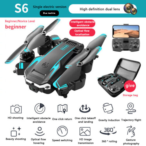 New S6 Drone High-definition Aerial Photography Dual-camera Quadcopter wi - Afbeelding 1 van 16