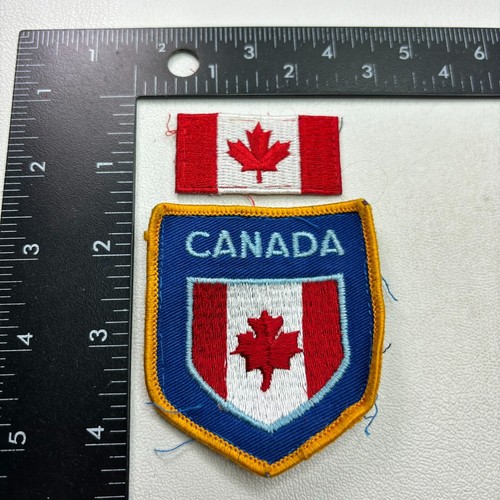 Vintage 2 Patches Canada Flag Patch Lot 41V | eBay