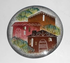 Sascha Brastoff Pottery Houses Tea Tile Carafe Trivet