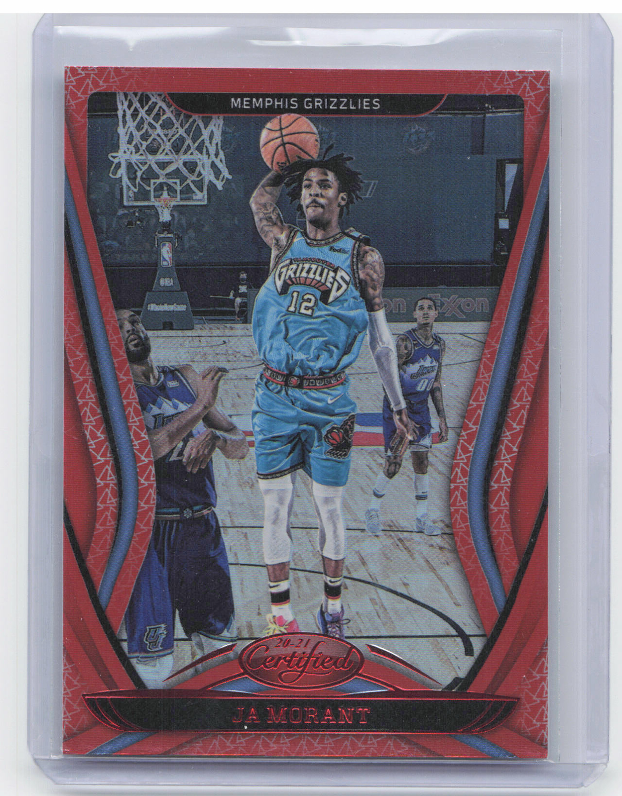 2020-21 Panini Certified #10 Ja Morant Mirror Red