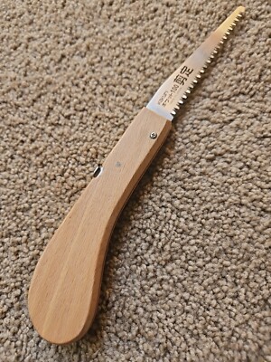 Shogun  ZHC-6 100mm Fold & lock Bamboo Handle Pull-Cut Woodworking Bonsai Saw