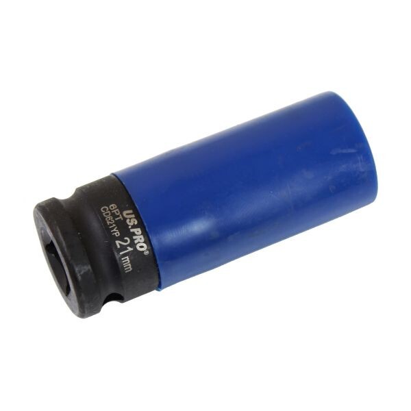 US PRO Tools Single 1/2" DR 21MM Deep Impact Alloy Wheel Socket 3760 - Image 4