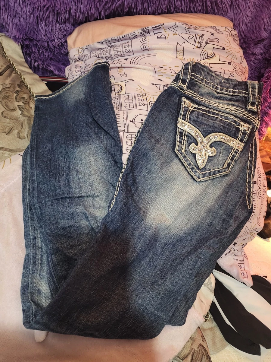 Womens Rock Revival jeans used size 24 Stacey boot