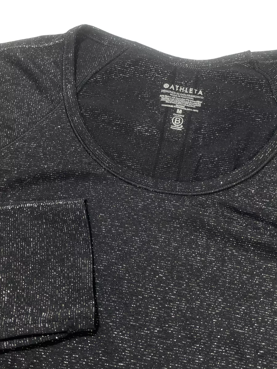 black sparkly shirt