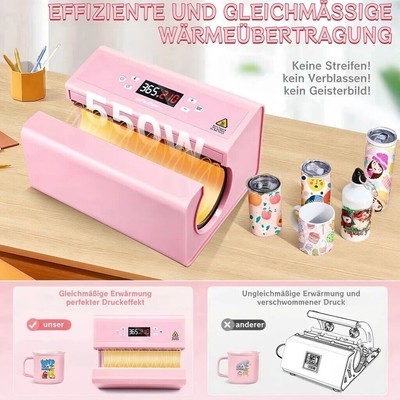 Automatische Tumbler-Hitzepresse Transferpresse 325-887ml mit Sublimationspapier