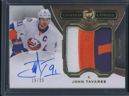 2014 Upper Deck The Cup John Tavares Auto Patch /50 Limited Logos Autograph SP