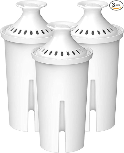 AQUA CREST Pitcher Water Filter, Replacement for Brita Water Filters, Pitchers