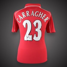 Jamie Carragher Signed Liverpool Shirt &pound;149