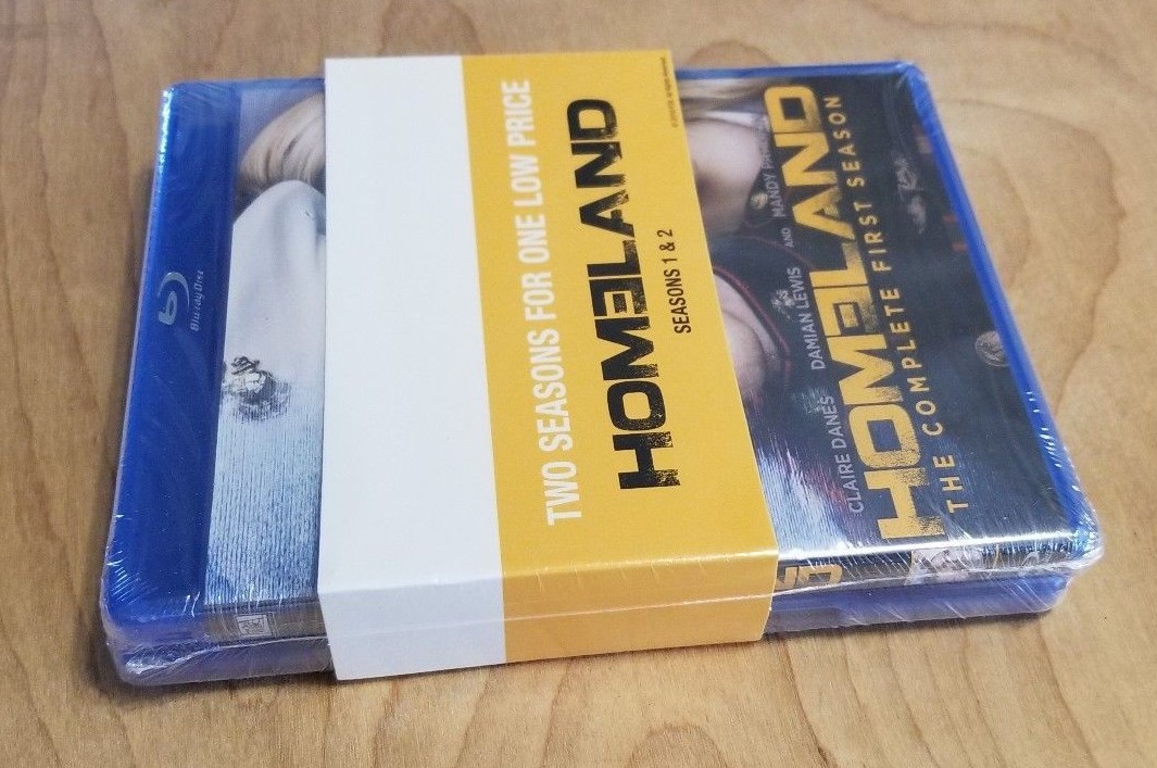 HOMELAND Complete Seasons 1 & 2 Blu-Ray First Second 2012 NEW