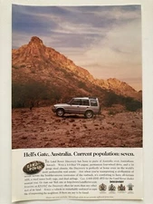 1996 Land Rover Discovery Print Ad Hell's Gate Australia