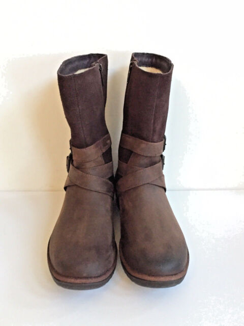 UGG LORNA COCONUT SHELL WATERPROOF LEATHER BOOTS US 9 / EU 40 / UK 7 -NEW | eBay