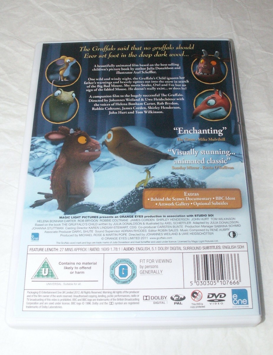 The Gruffalo's Child DVD 5030305107666 UK