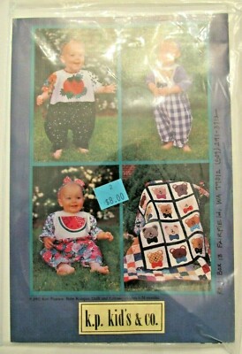 Vintage Pattern_KP Kids ROMPER Quilts_Appliques Hats