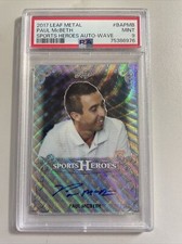 PAUL MCBETH 2017 1/10 WAVE PRISM AUTO Psa 9 LEAF SPORTS HEROES DISCGOLF