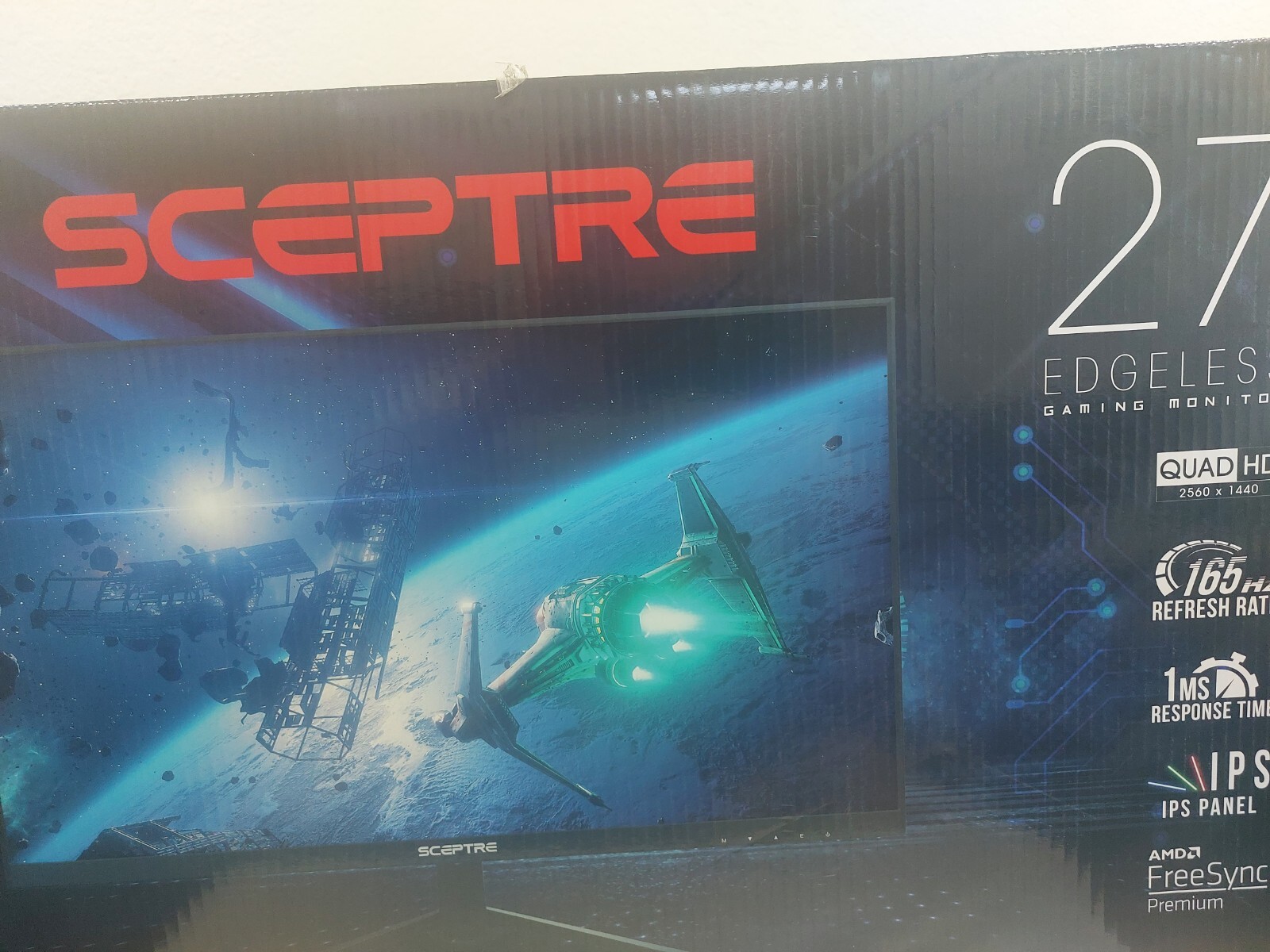 Sceptre IPS 27" QHD 2560 x 1440p LED Monitor DisplayPort HDMI (E275B