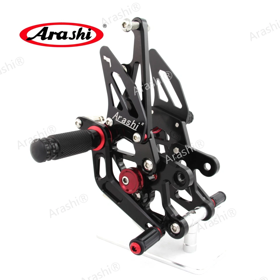 Conjuntos traseros de carreras reposapiés pedales para Yamaha FZ1 2006-2016 FZ8 2010-2013 Foto 4 de 4