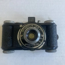 Vintage Spartus 35F Model 400 Camera Untested Body and Metal in Good Condition +