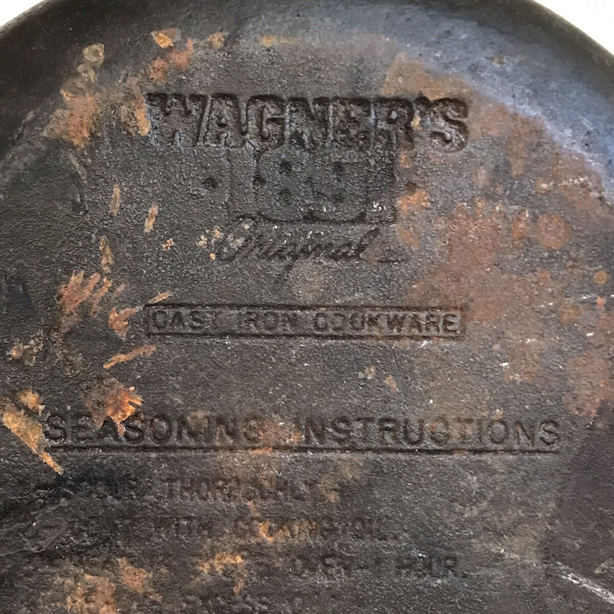 Vintage Wagner's 1891 2qt Bean Pot Ware Cast Iron Dutch Oven Vintage Wagner's 1891 2qt Bean Pot Ware Cast Iron Dutch Oven