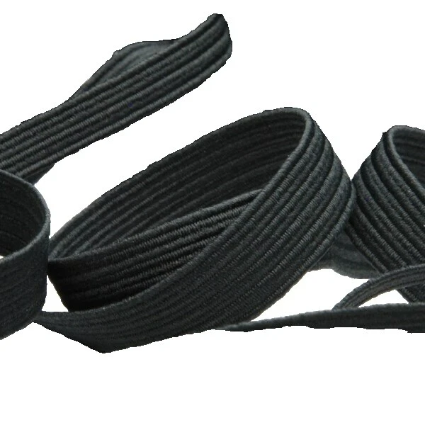 Gomas elásticas para Coser de Poliéster Negro