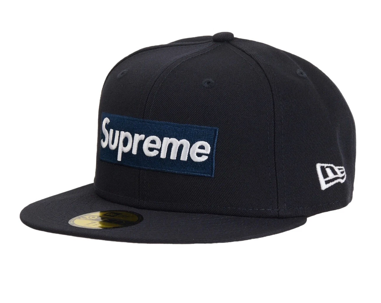 Casquette Supreme MLB New Era New York Box Logo ajustée 2024 taille 7 3/8 neuve