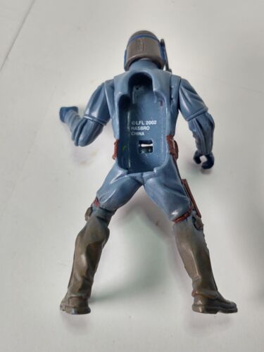 Jango Fett Actionfigur 3,5" 2002 Star Wars Hasbro kein Rucksack - Bild 2 von 5