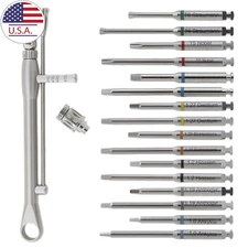 Dental Implant Driver Machine Latch Straumann Nobel Hex Zimmer Adapter Wrench