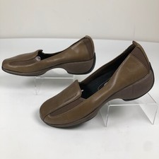 Womens Size 7 M / 37.5 Green Leather Merrell Q Form Comfort Casual Loafer Shoes