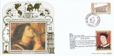 Joan Arc22Ct Gold Millennium Countdown France Barbuda Benham Cover 1998 (51000)