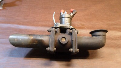 CONTINENTAL AIRCRAFT ENGINE GARRETT WASTGATE ASSEMBLY & PIPES #470908-9012