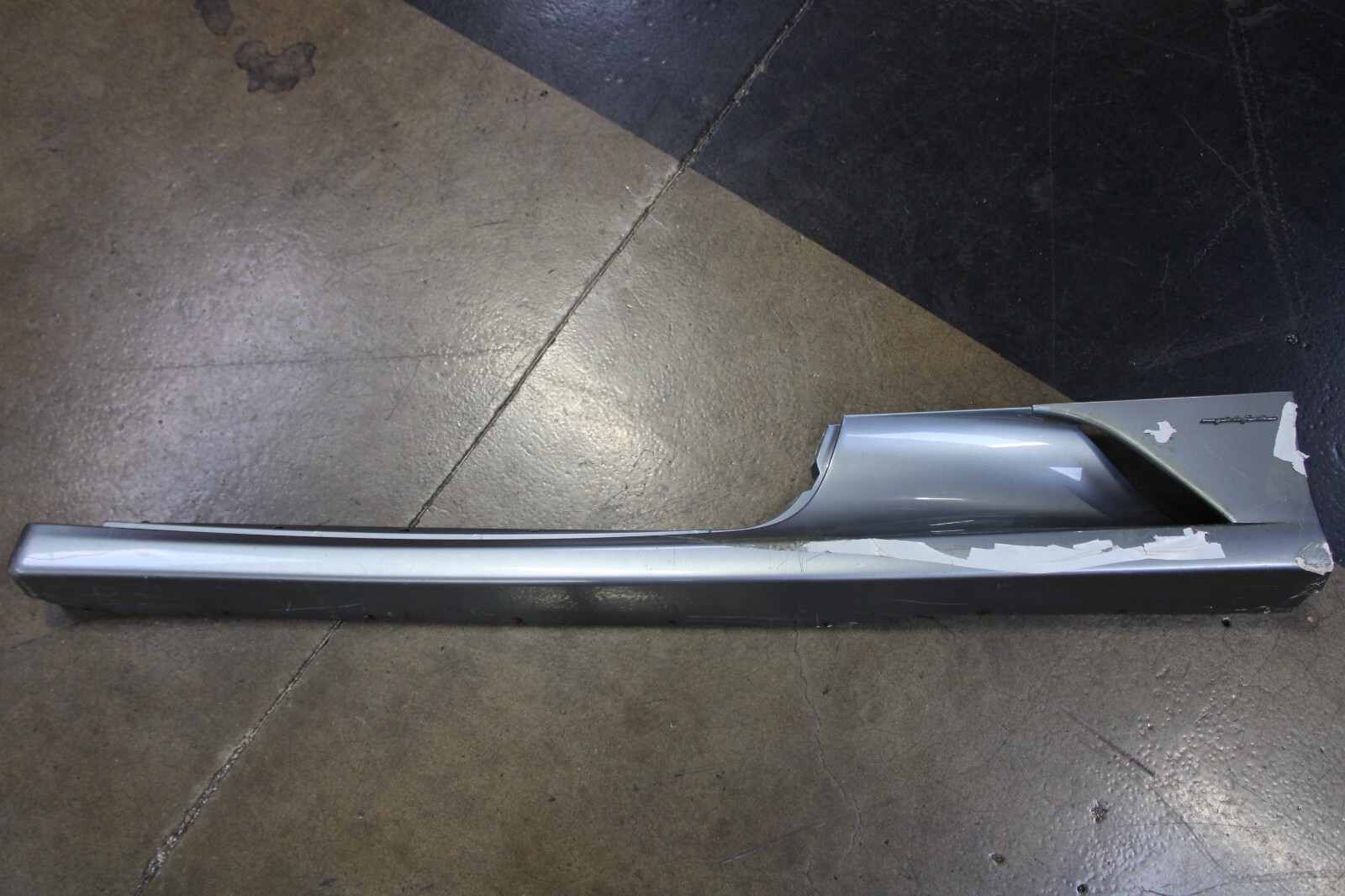 Ferrari F430, Coupe, Spider, LH, Rocker Panel, Silver, Dmg, Used, P/N 68021110