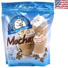 Versatile Frappe Freeze Mocha Coffee Mix - 3 Lb, Perfect for Hot or Ice