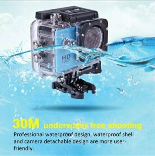 Action Camera 1080P WiFi - Fotocamera Subacquea 32ft Per Sport Acquatici E Avventura - Foto 5