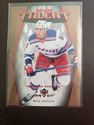 2023-24 Will Cuylle Rookie MVP Talent SP MVP Hockey Upper Deck New York Rangers