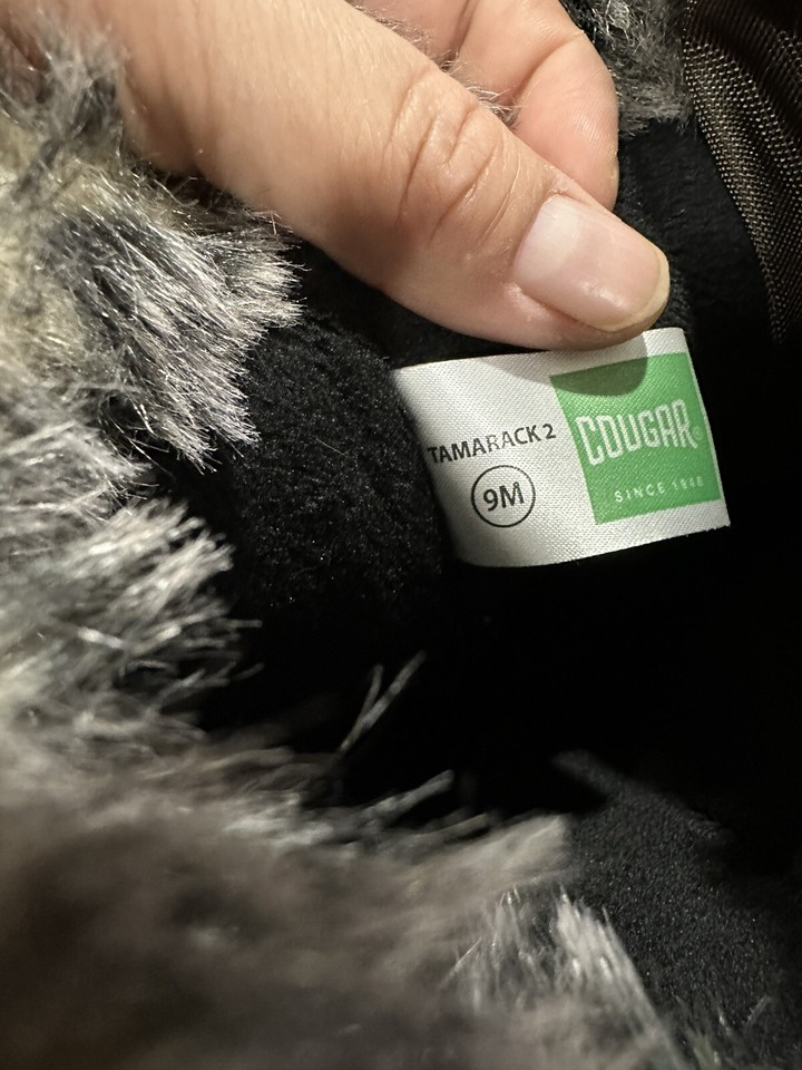 Cougar Tamarack 2?Faux Fur Lined Size 9 Perfect Condition eBay