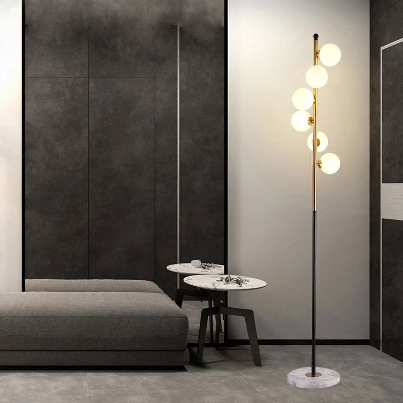 Floor lamp with 6 lights deals
