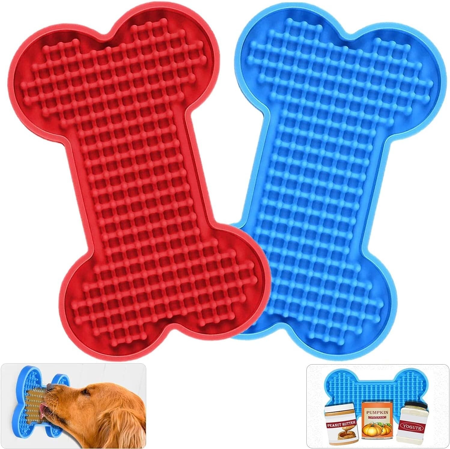 Trays Eye-catching Durable Dog Lick Mat Slow Feeding Bowl For Pet Dog