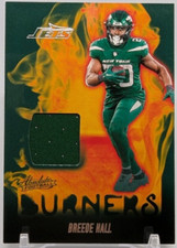 2024 Panini Absolute Football Breece Hall Absolute Burners Patch #AB-BHL Jets