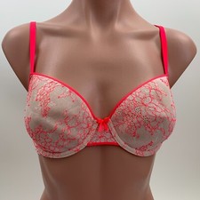 Victoria  s Secret Underwire Unlined Demi Bra Fish Net  Size 32D NWT