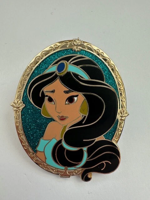 Jasmine Portrait Frame Aladdin Disney Pin (B3)