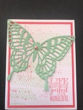 Stampin Up Card Kit Set Of 4 "Life Doesn t Have To Be Perfect To Be Wonderful