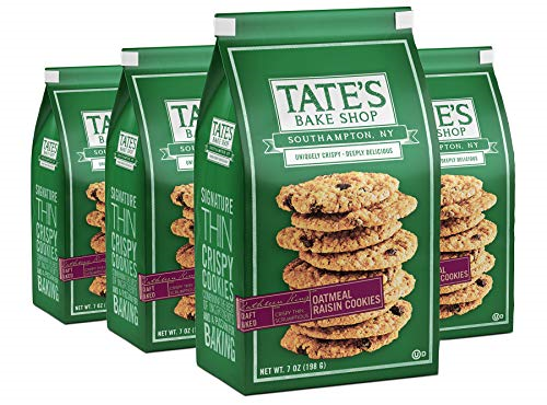 Tate's Bake Shop Thin High material Direct sale of manufacturer & Crispy Oz 4C Cookies Oatmeal Raisin 7