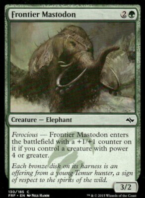 Frontier Mastodon 130/185 Fate Reforged MTG Magic the Gathering card